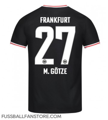 Eintracht Frankfurt Mario Gotze #27 Replik Auswärtstrikot 2023-24 Kurzarm